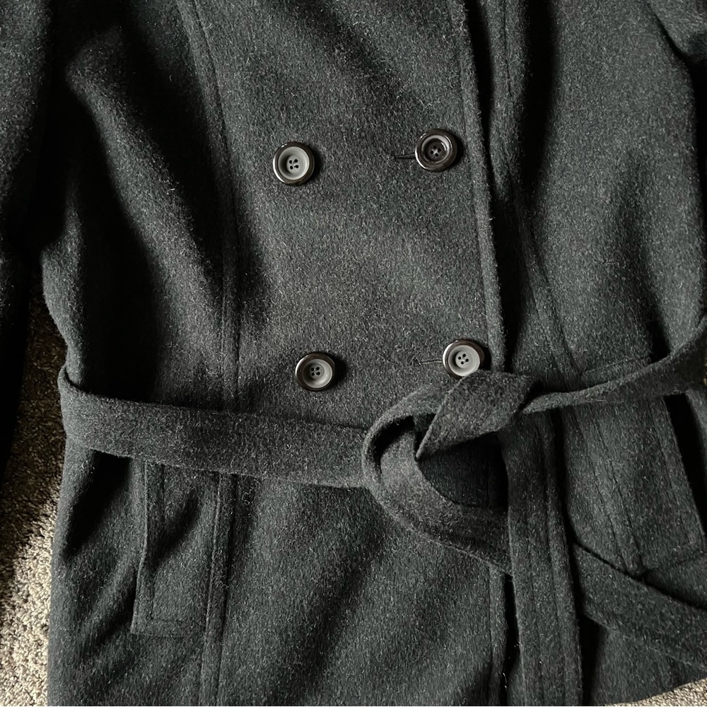 Jonathan Michael Black Lambswool Double Breasted … - image 6